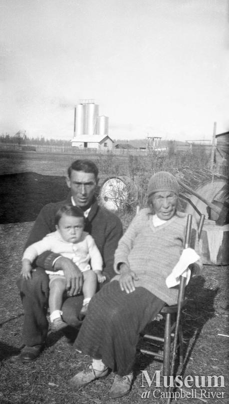 John Ferry with his mother, Mary Ann
