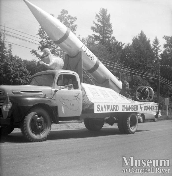 Sayward Chamber of Commerce float