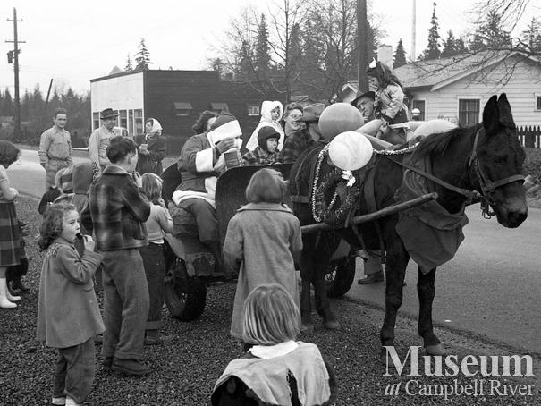Father Christmas at a Campbellton Christmas Parade
