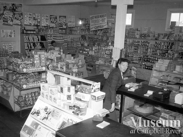 Interior of Allan's General Store in Campbellton