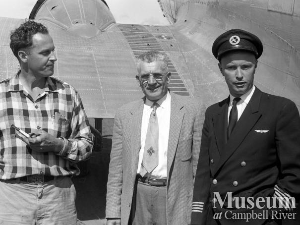 The first commercial landing at Campbell River Airport