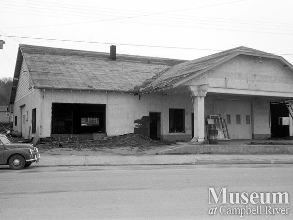 Demolition of Ritchie's Garage and Service Station