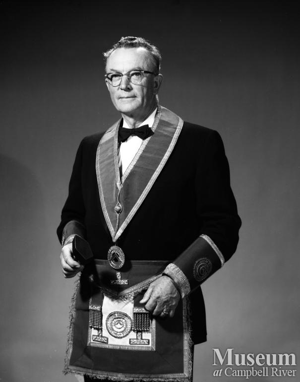 Portrait of Wallace Baikie in his Masonic Lodge Uniform