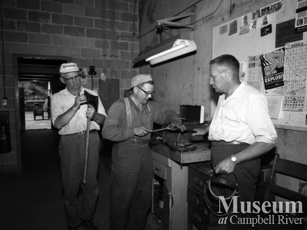 BC Hydro employees at John Hart Generating Station