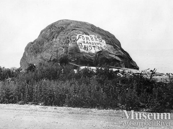 The 'Big Rock' near Campbell River