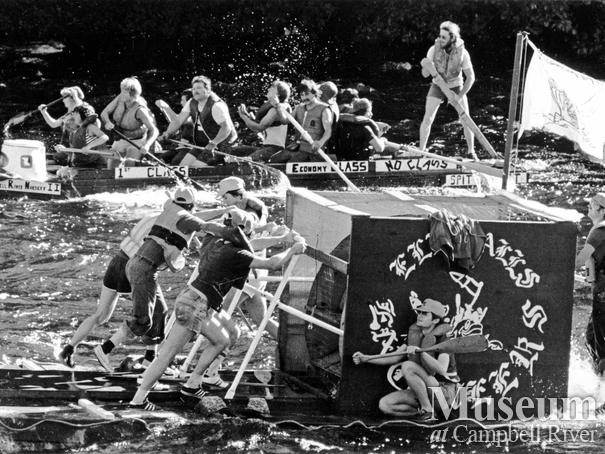 Salmon Festival raft race