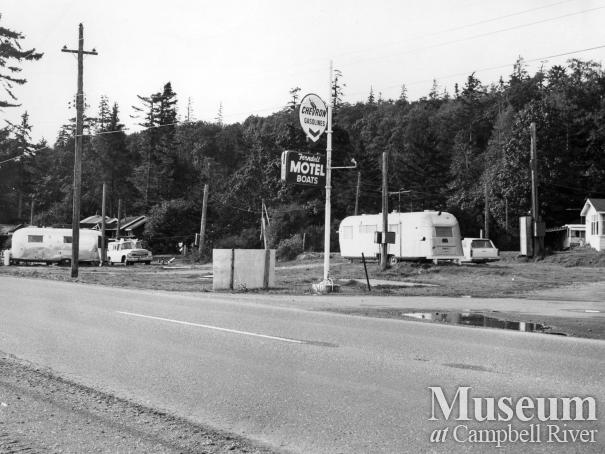 View of Ferndell Trailer Park, Campbell River 