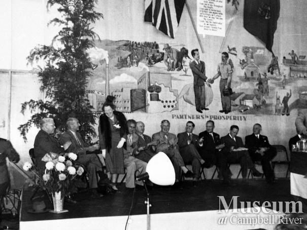 Official opening celebration of Elk Falls Pulp Mill