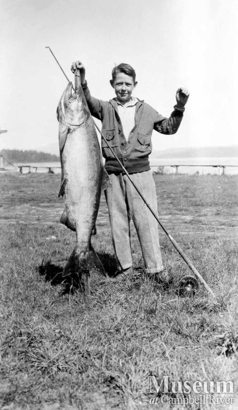 Jim Haigh with catch