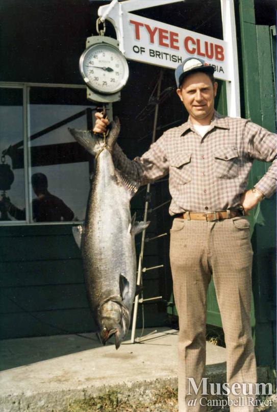 Lynn Nash with his catch