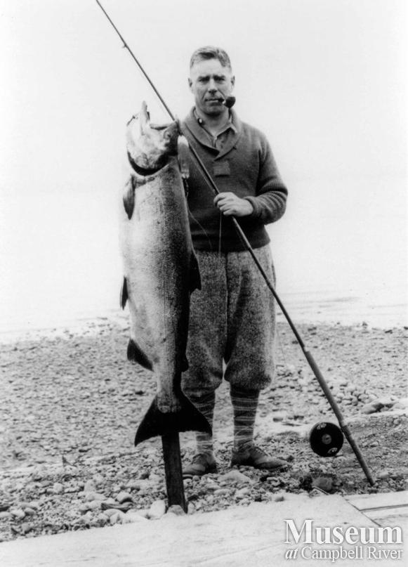 A.N. Wolverton with fish
