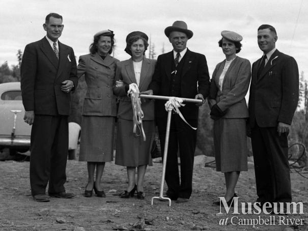 Opening ceremonies for the village of Campbell River's water supply 