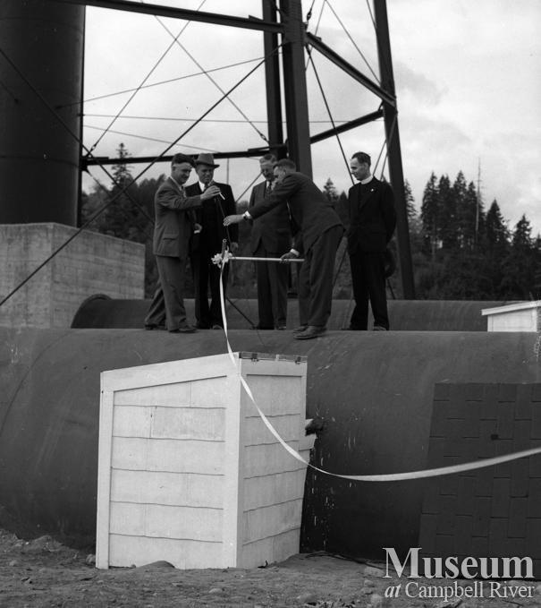 Opening ceremonies for the village of Campbell River's water supply 
