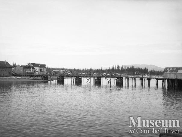 Campbell River's waterfront and wharf