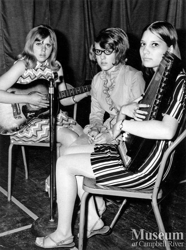 Participants in Campbell River Junior Secondary School Talent Show