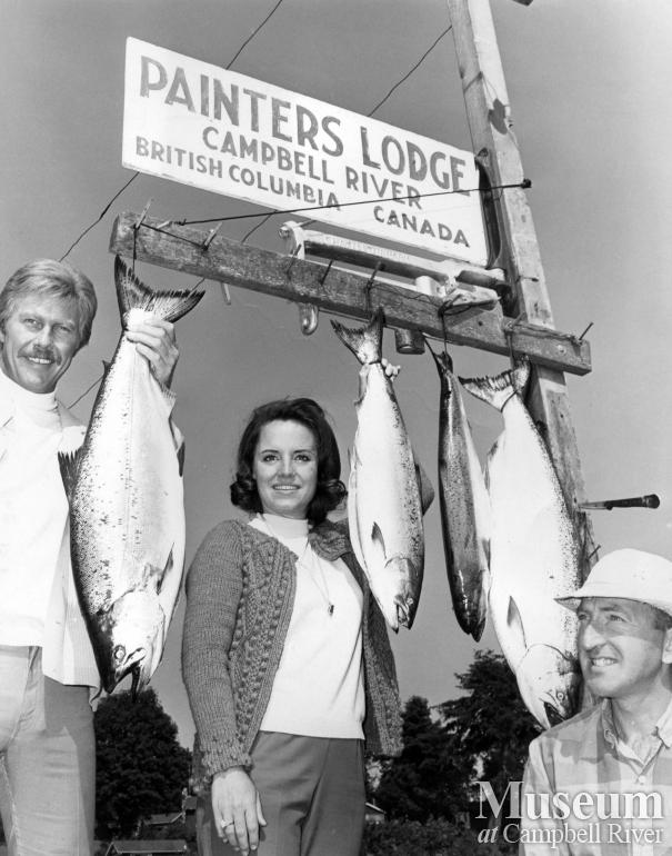 Mr. and Mrs. Harvey Presnell with catch