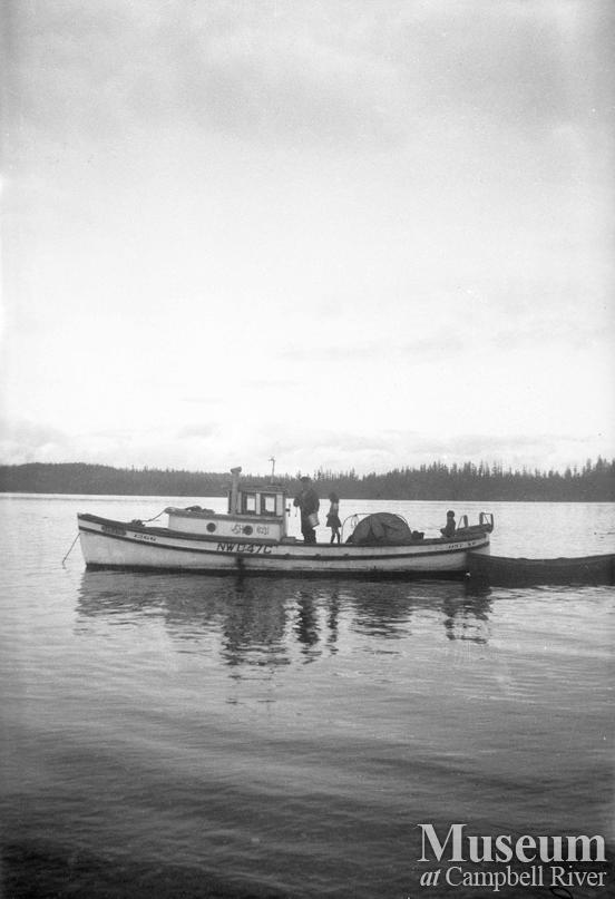 Sam Henderson's boat - the 'Sake'