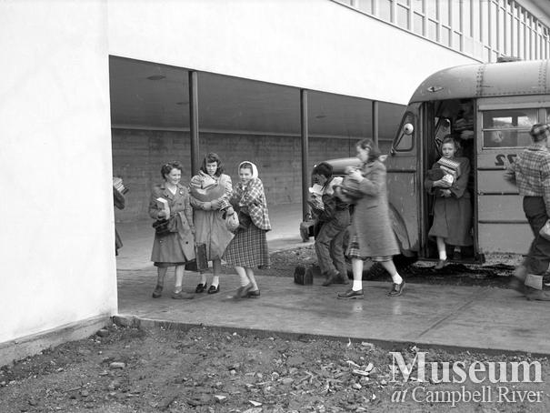 Opening of Campbell River Elementary, Junior-Senior High School