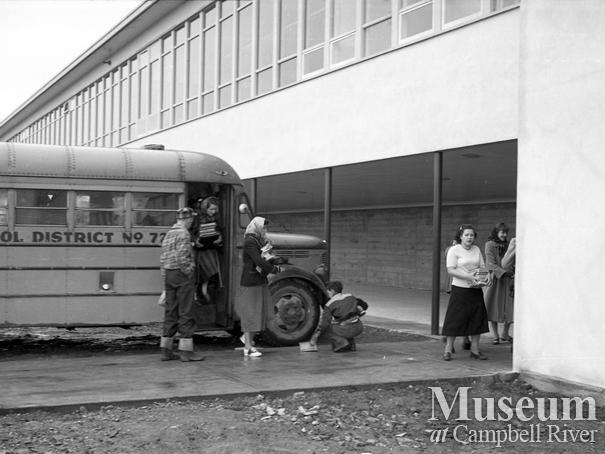 Opening of Campbell River Elementary, Junior-Senior High School