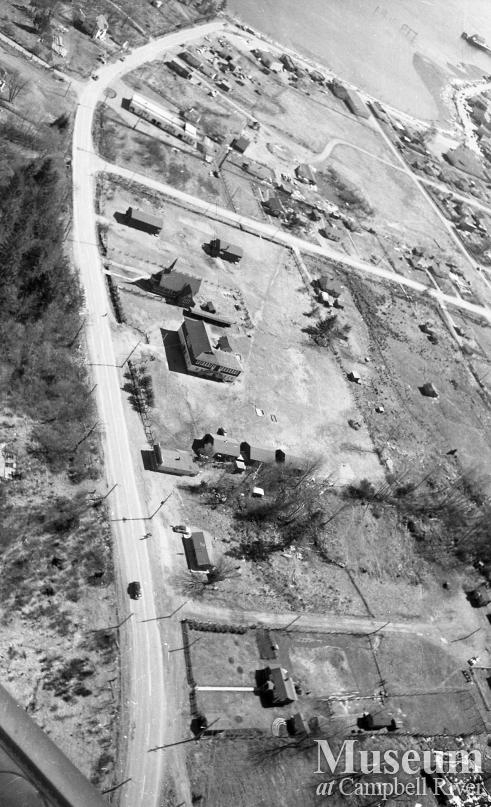 Aerial view of Campbell River