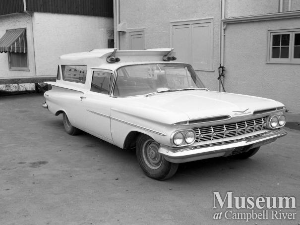 The New Ambulance Parked at the Fire Hall