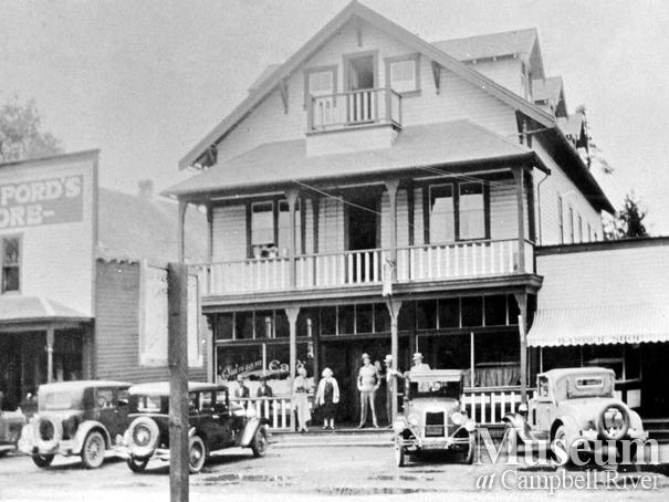 The Quinsam Hotel and Crawford's General Store