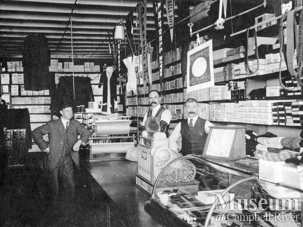 Interior of Campbell River Trading Co. store, Campbell River