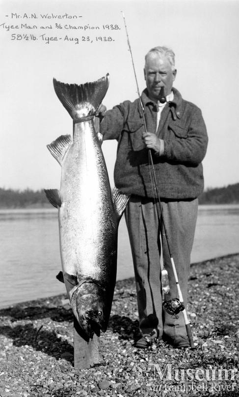 Mr. N.A. Wolverton, Tyee Man and 3/6 Champion