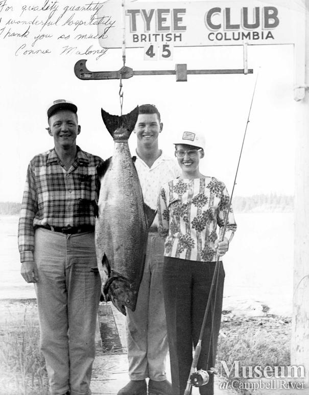 Angler Connie Maloney with a catch