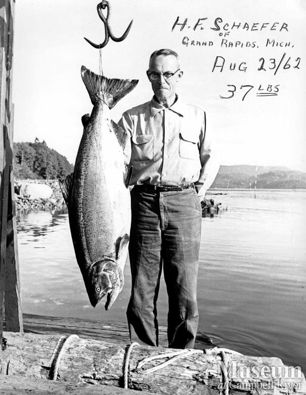 H.F. Schaefer with catch