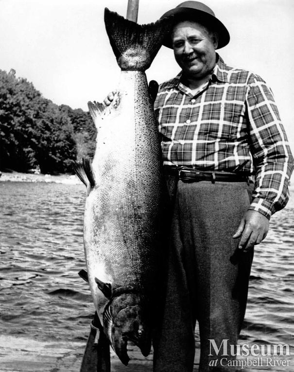 Paul Ballou with catch