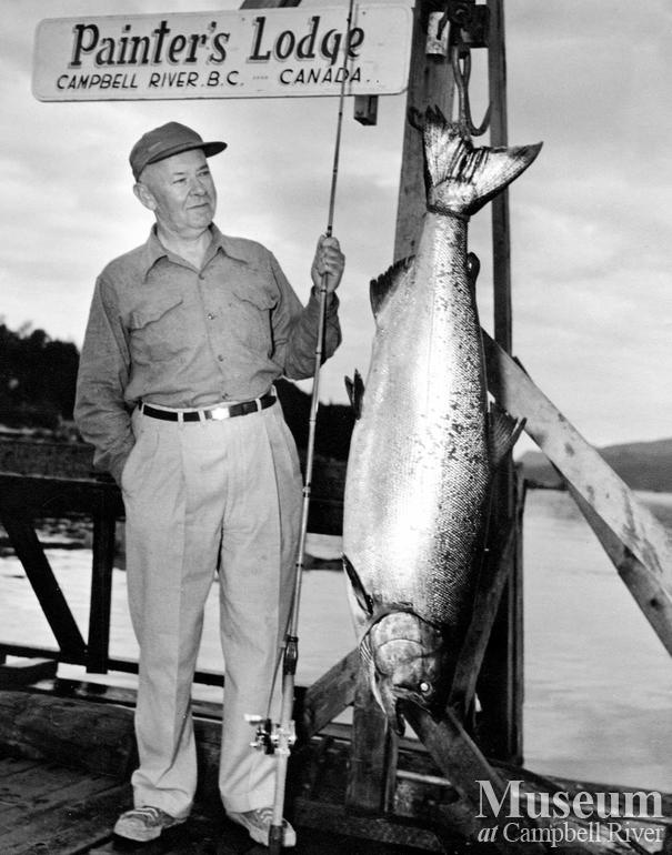 R.B. Wilson with catch