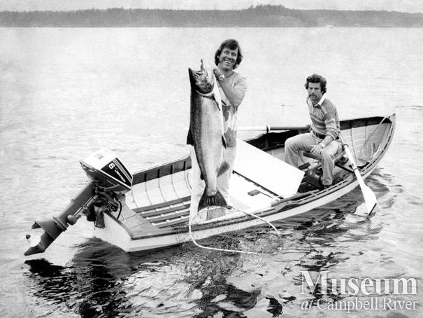 R.D. Berger with catch