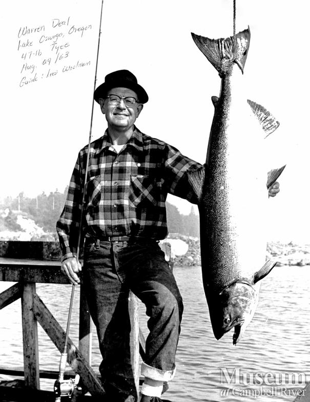 Warren Deal of Lake Oswego, Oregon, U.S.A. with catch