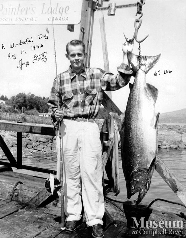 J. Goetz with his catch