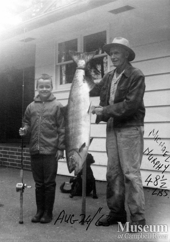 M. Murphy with catch