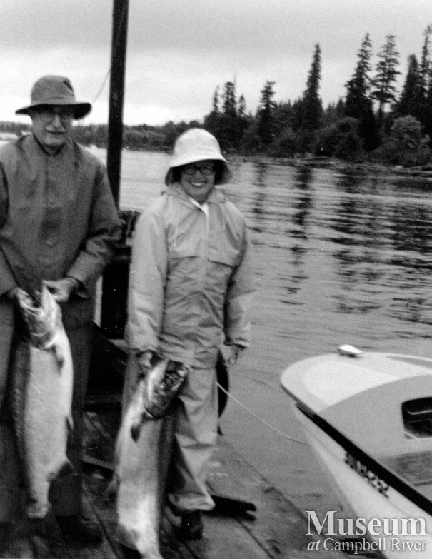 Youngquist and Ferguson with catch
