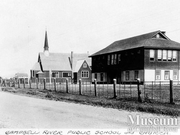 Campbell River Public School  and Anglican Church