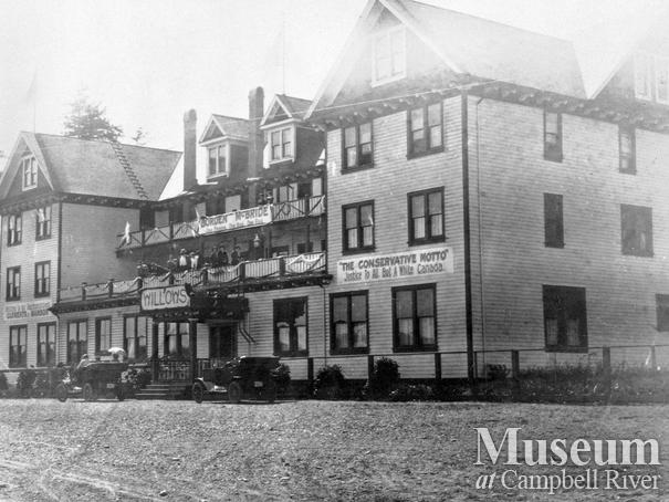 The third Willows Hotel, Campbell River