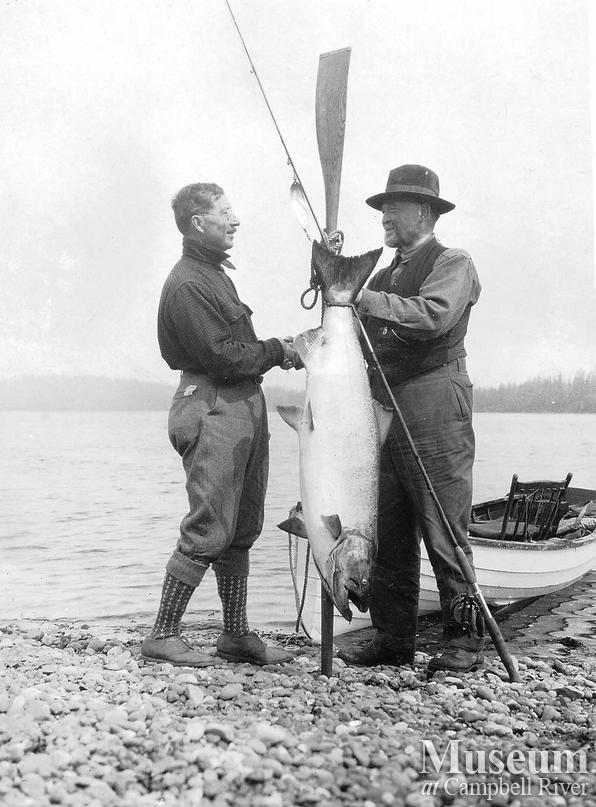 Dr. Wiborn and William E. Humphrey with catch