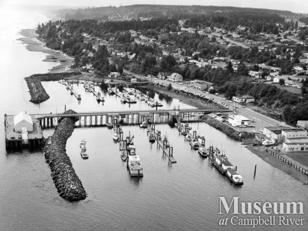 The Campbell River wharf