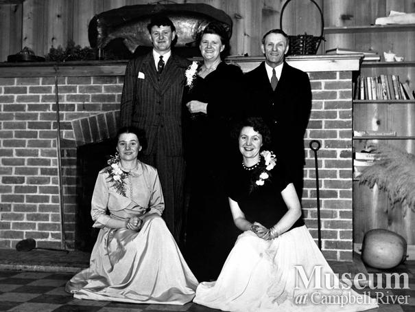 The Painter family at the Lodge