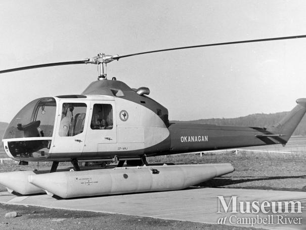 Okanagan Helicopter at the base at Tyee Spit
