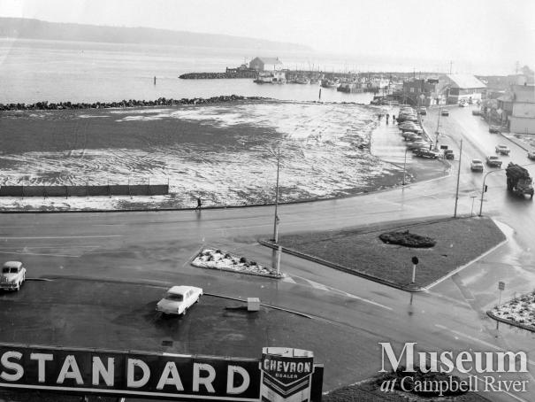View of the area that was to become the Foreshore Park 