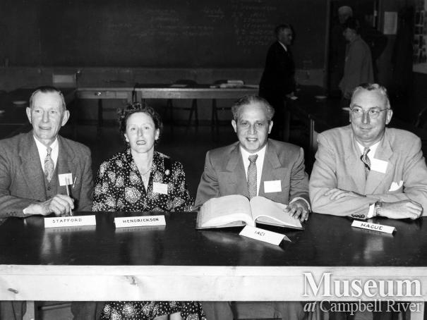 Members of the Campbell River school board