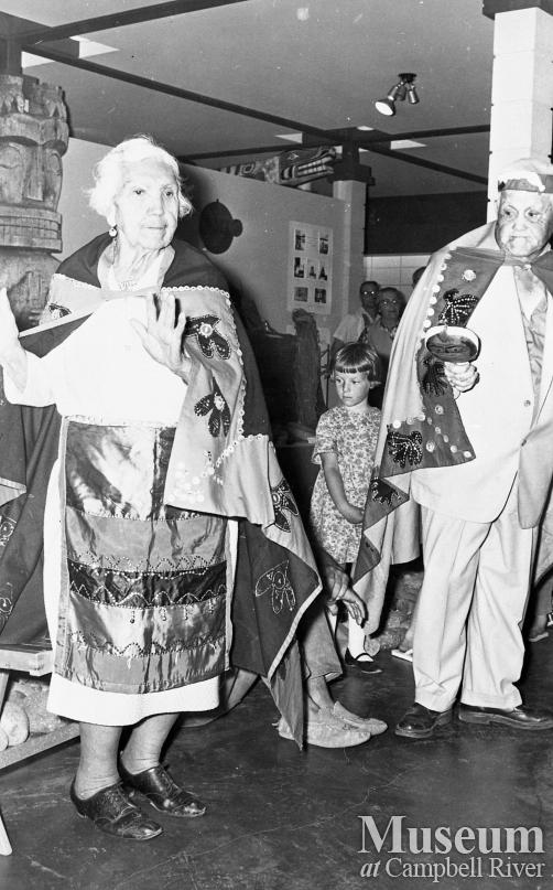 Mr. & Mrs. Naknakin (Jack) at Campbell River Museum