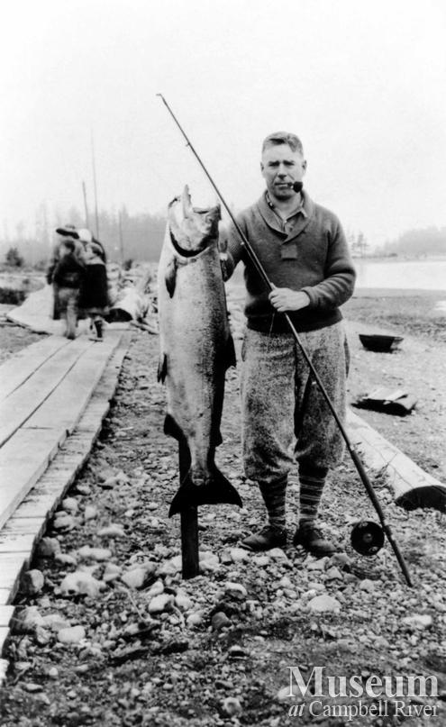 Unidentified angler with catch