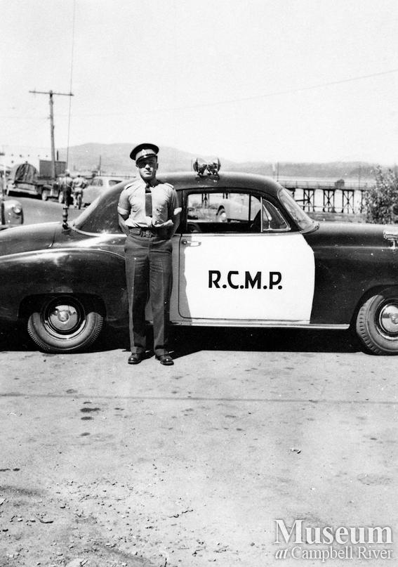 Campbell River RCMP Officer Al Weishlow and police car
