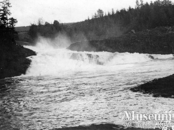 View of Moose Falls, Campbell River