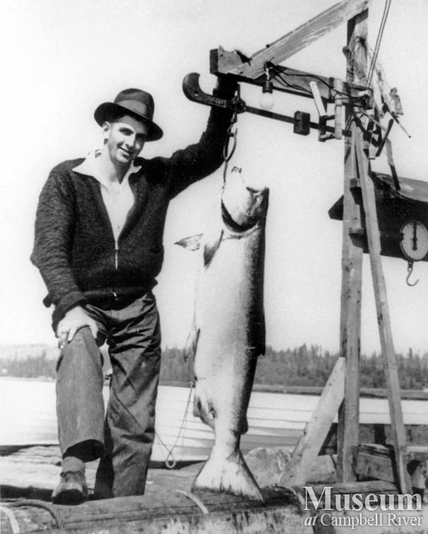 Les McDonald with fish